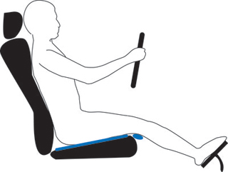 Tilt your car seat to support your bottom and thighs evenly. Make sure your neck is supported so that it's not too far forward or too far back.